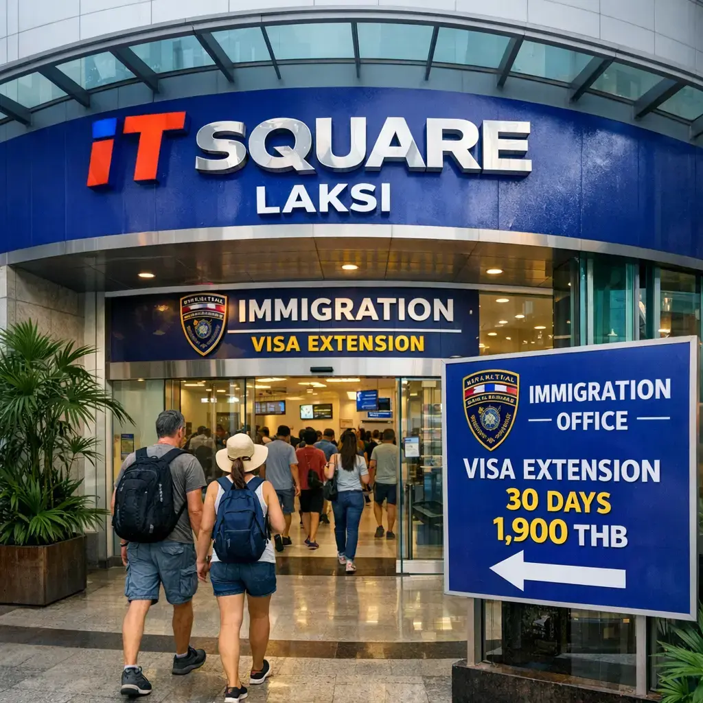 Immigrtion Bangkok at IT-Square Laksi